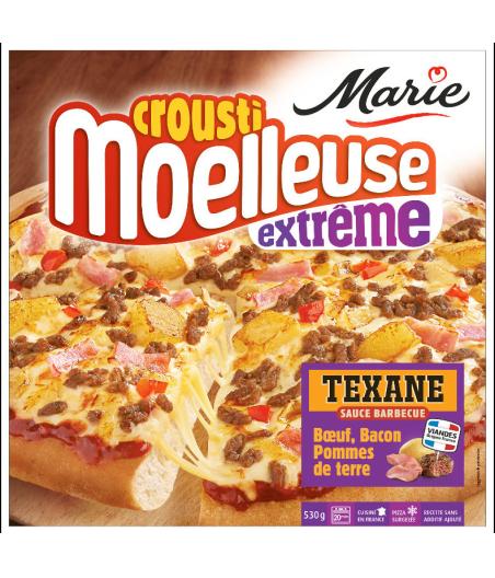 PIZZA CROUSTI MOELLEUSE EXTREME TEXANE MARIE 530G