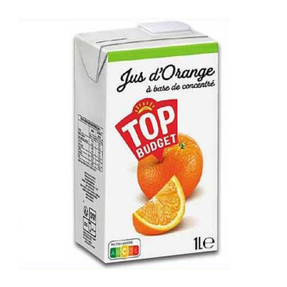 JUS D'ORANGE ABC TOP BUDGET 1L