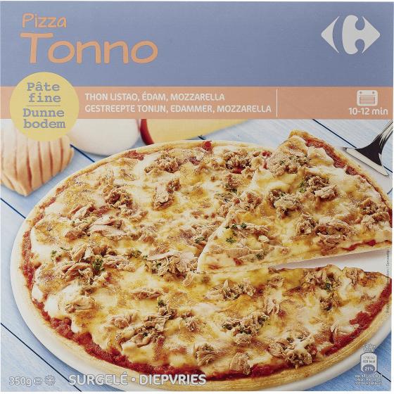 PIZZA TONNO PATE FINE SURGELE CARREFOUR 350G