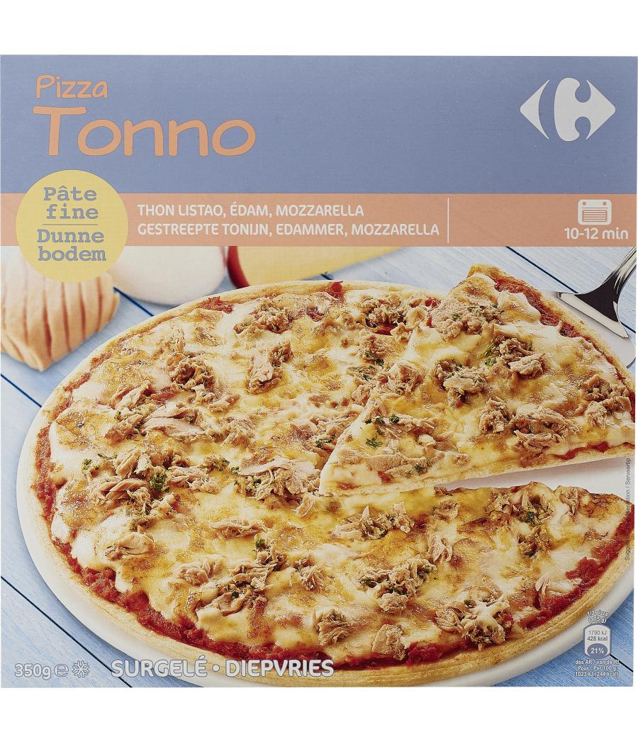 PIZZA TONNO PATE FINE SURGELE CARREFOUR 350G