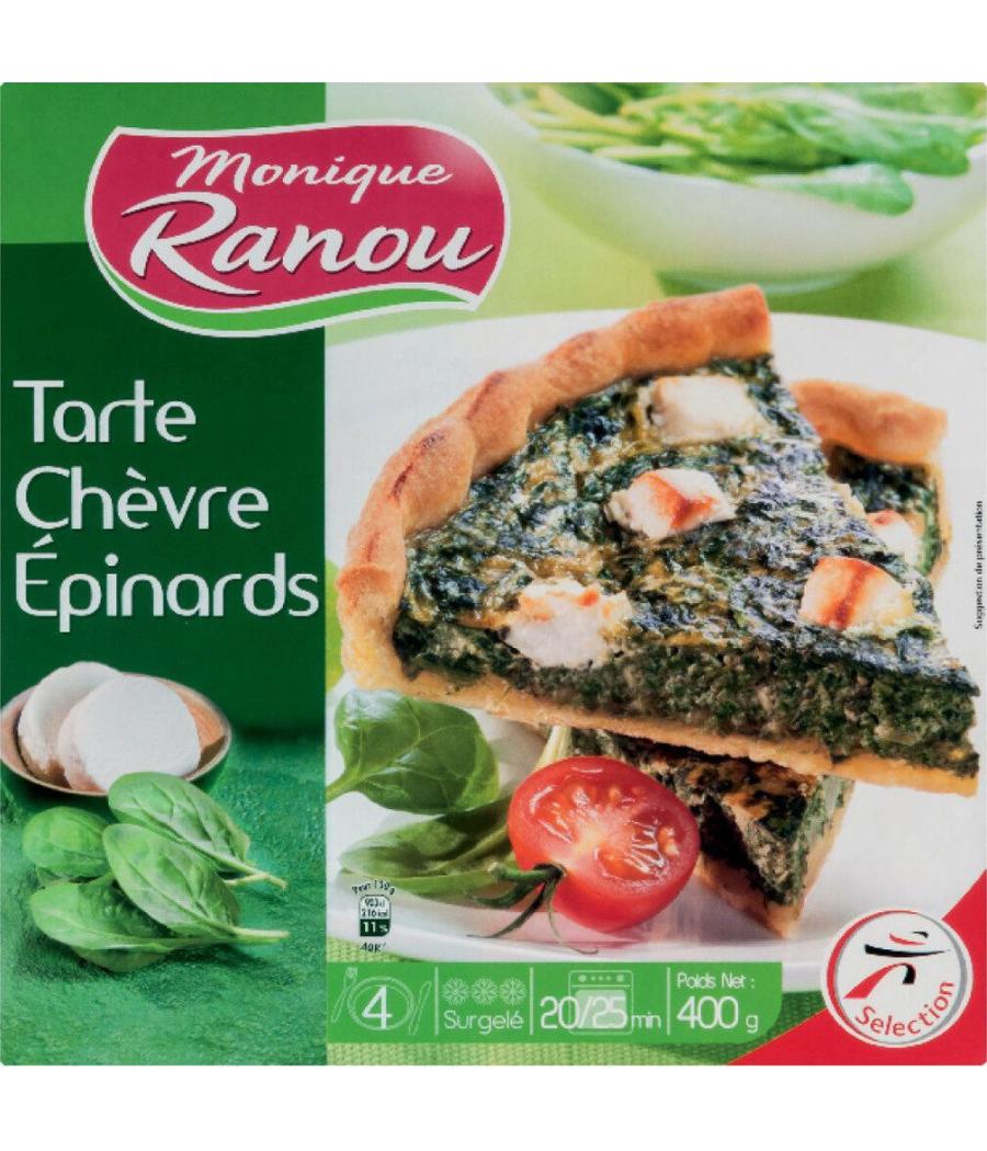 TARTE CHEVRE EPINARDS MONIQUE RANOU 400G