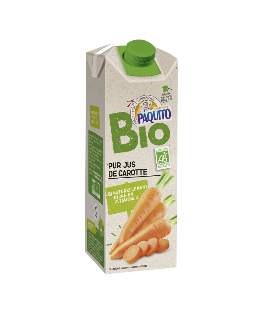 JUS DE CAROTTE BIO 75CL