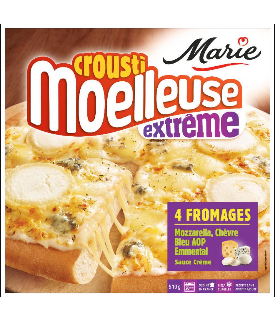 PIZZA CROUSTI MOELLEUSE  4 FROMAGES MARIE 510G