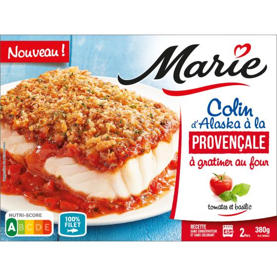 COLIN D'ALASKA A LA PROVENCALE A GRATINER AU FOUR MARIE 380G