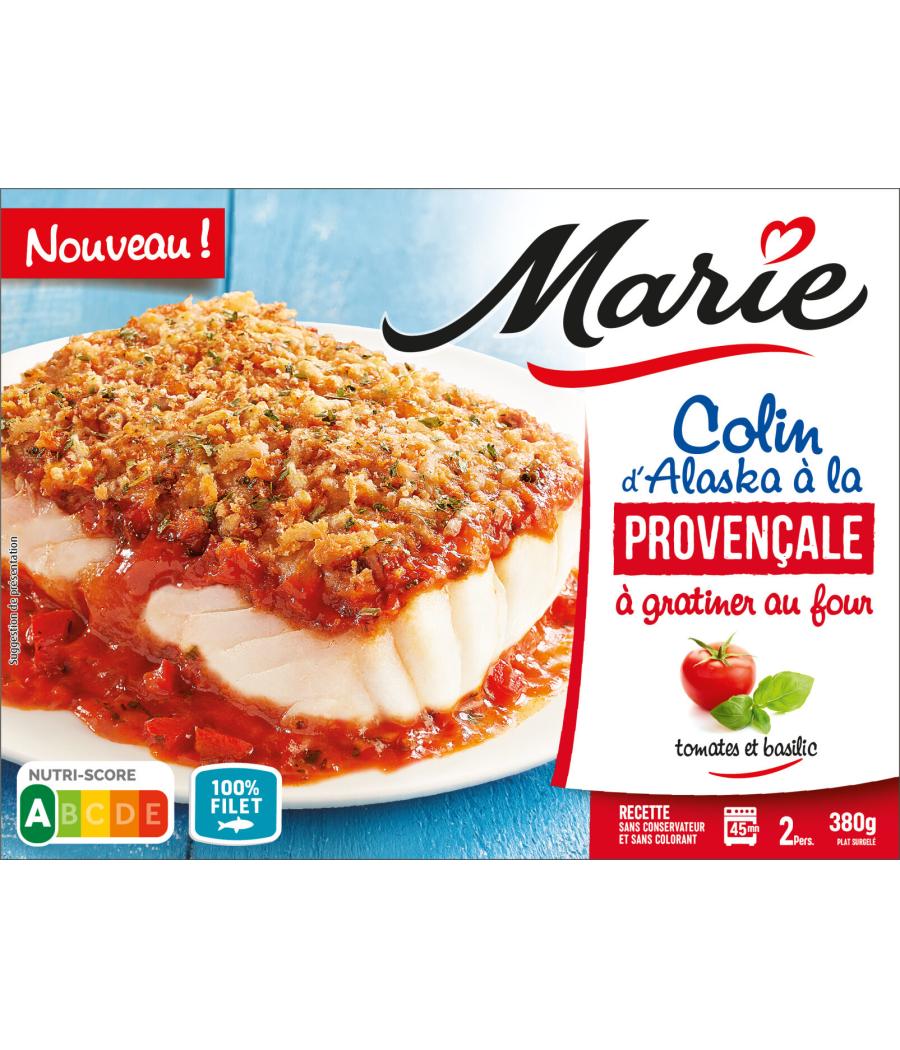 COLIN D'ALASKA A LA PROVENCALE A GRATINER AU FOUR MARIE 380G
