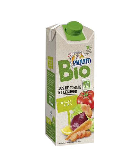 JUS DE TOMATE ET LEGUMES SALES PAQUITO BIO 75CL