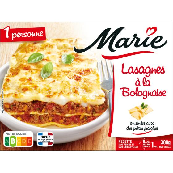 LASAGNES A LA BOLOGNAISE MARIE 300G