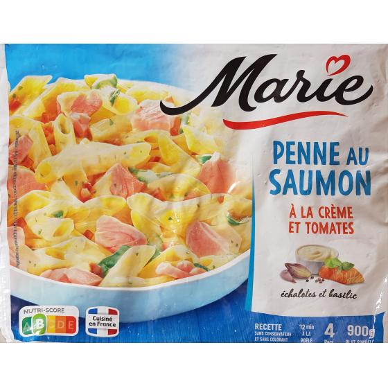 PENNE AU SAUMON A LA CREME D'EPINARDS ET TOMATE MARIE 900G
