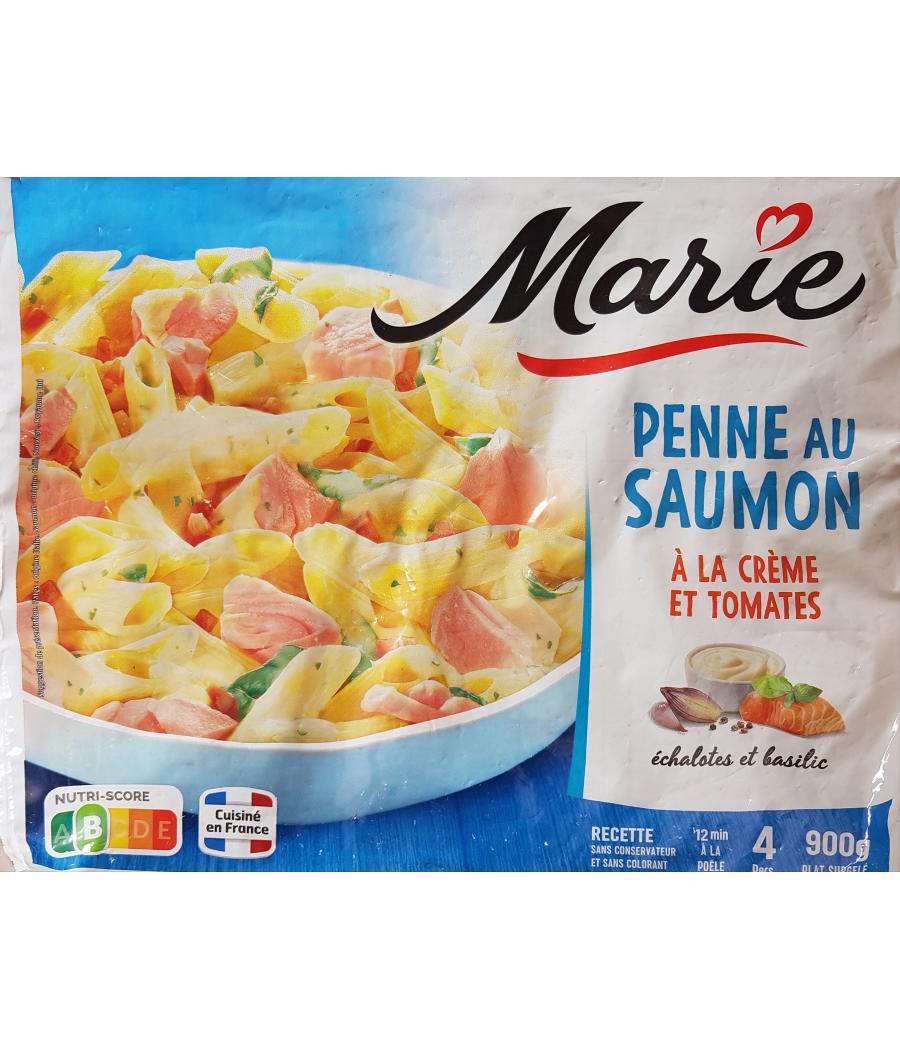 PENNE AU SAUMON A LA CREME D'EPINARDS ET TOMATE MARIE 900G