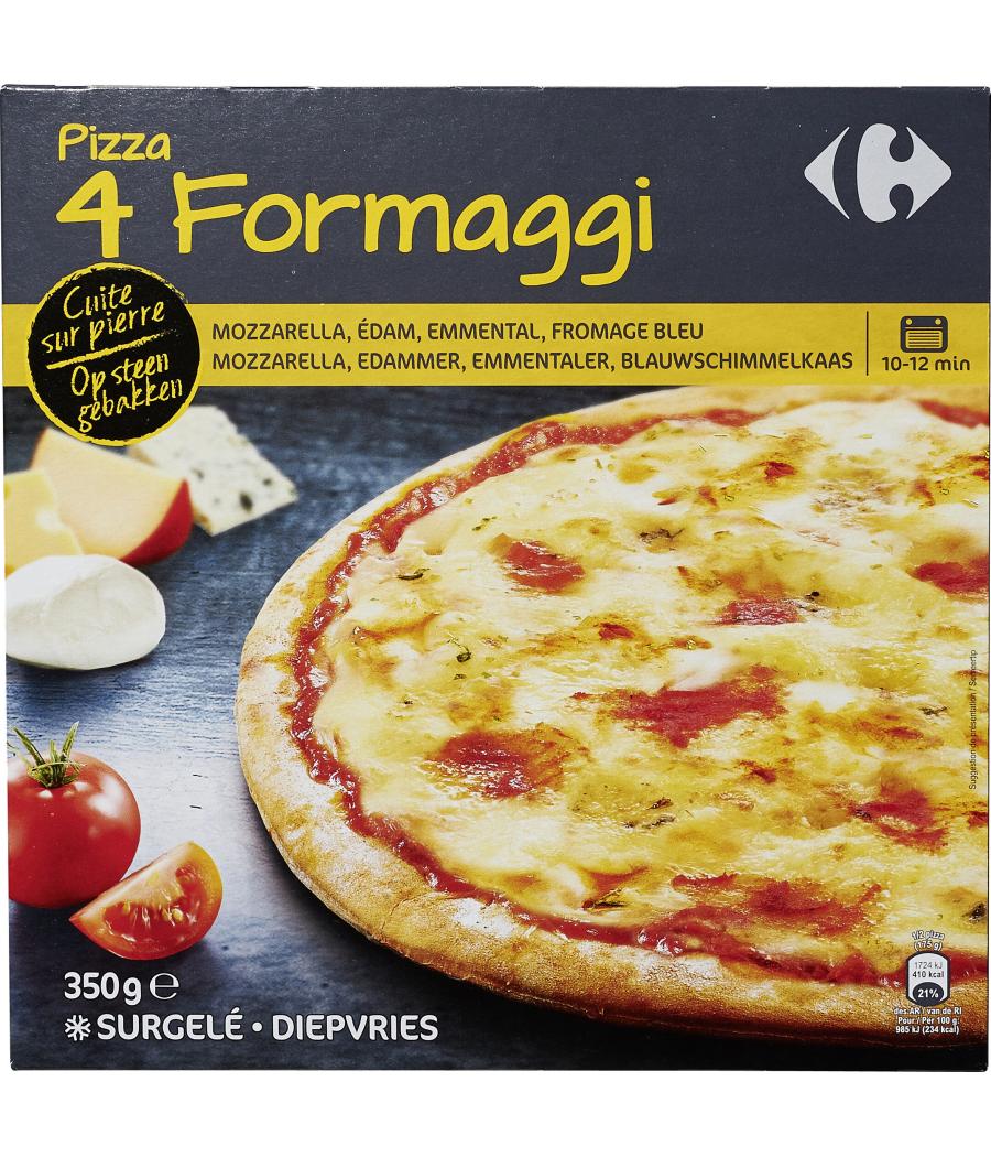 PIZZA 4 FROMAGES CARREFOUR  390G