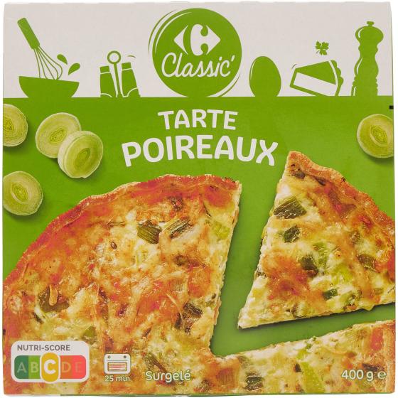 TARTE POIREAUX CARREFOUR 400G