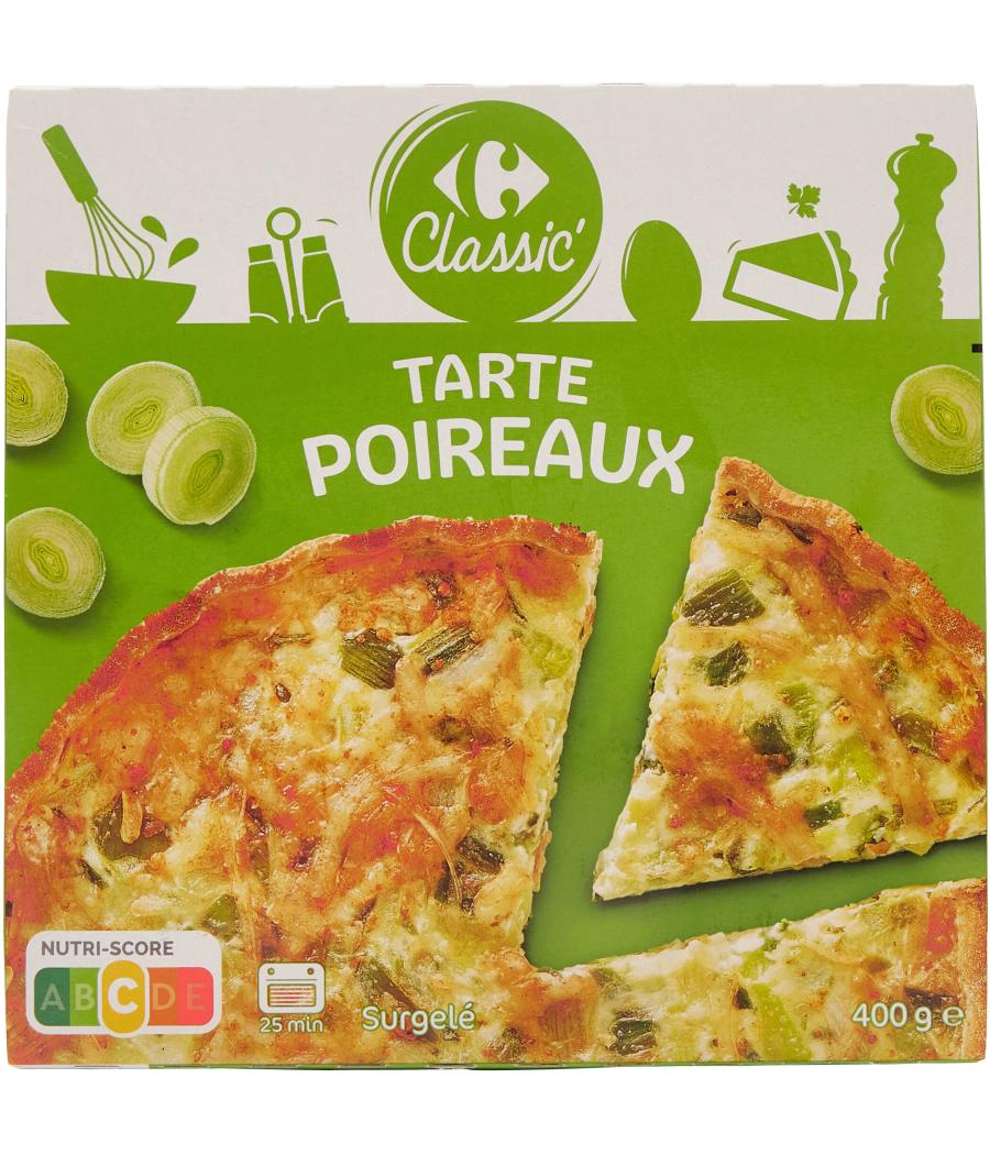 TARTE POIREAUX CARREFOUR 400G