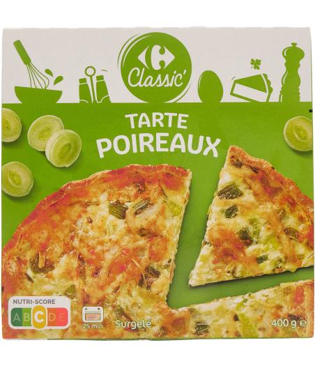 TARTE POIREAUX CARREFOUR 400G