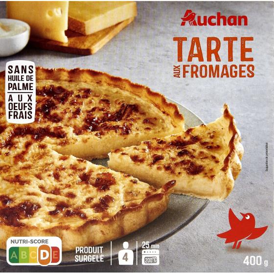 TARTE AUX FROMAGES AUCHAN 400G