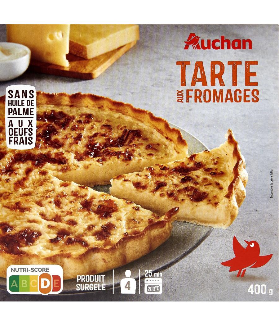 TARTE AUX FROMAGES AUCHAN 400G