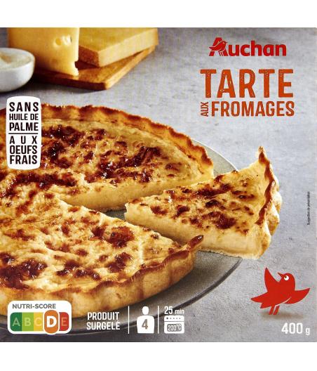 TARTE AUX FROMAGES AUCHAN 400G