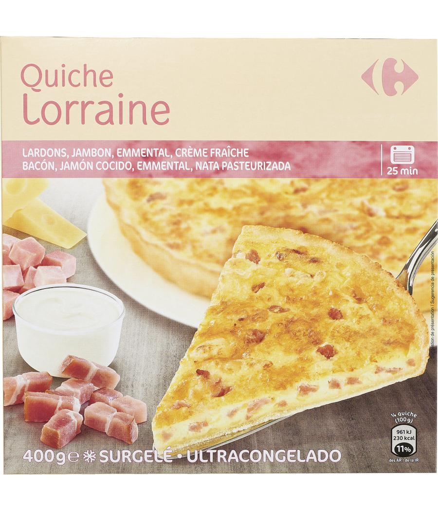 QUICHE LORRAINE CARREFOUR 400G