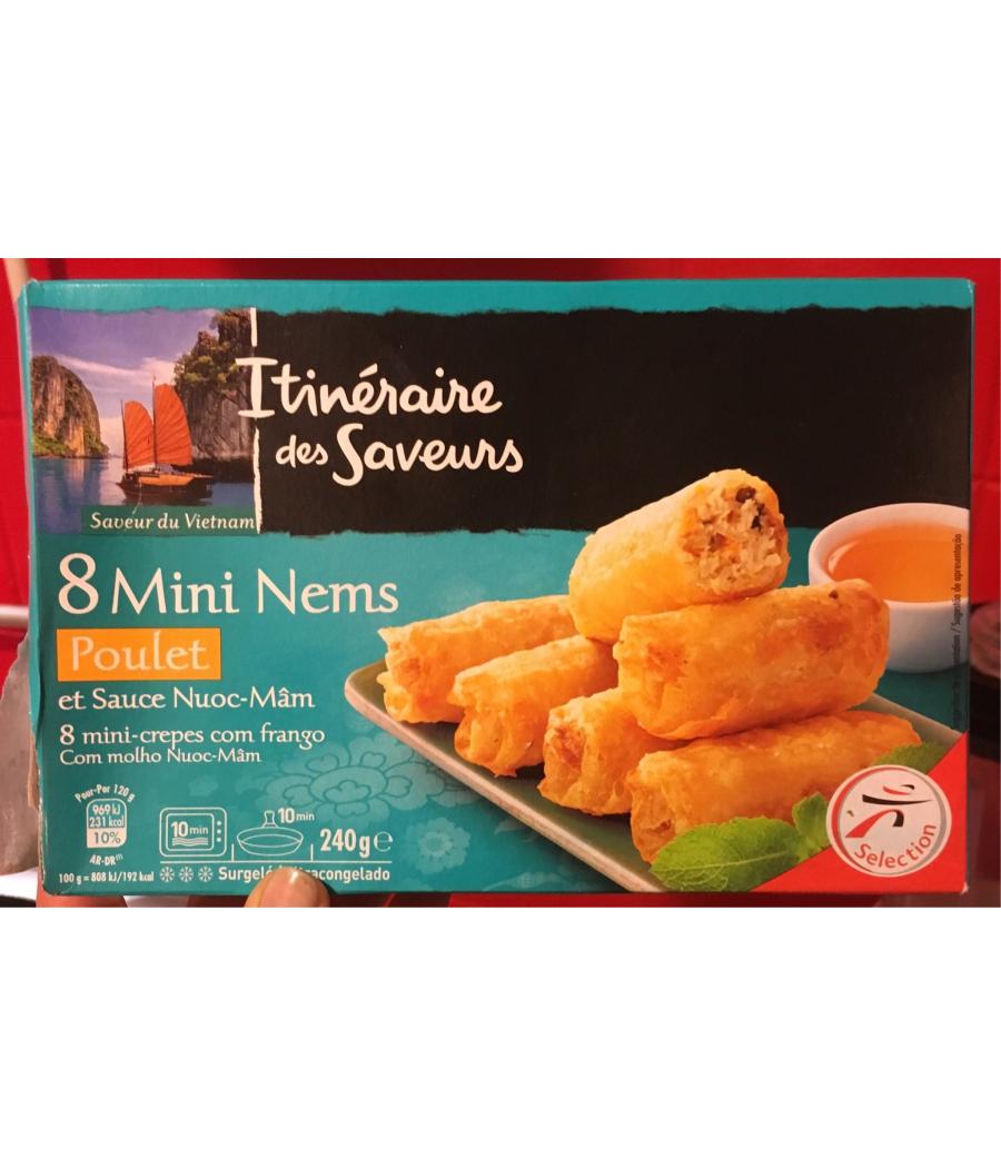 MINI NEMS AU POULET ET SAUCE NUOC-MAM 8 X 30 G