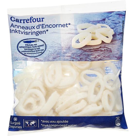 ANNEAUX D'ENCORNET CARREFOUR 500G