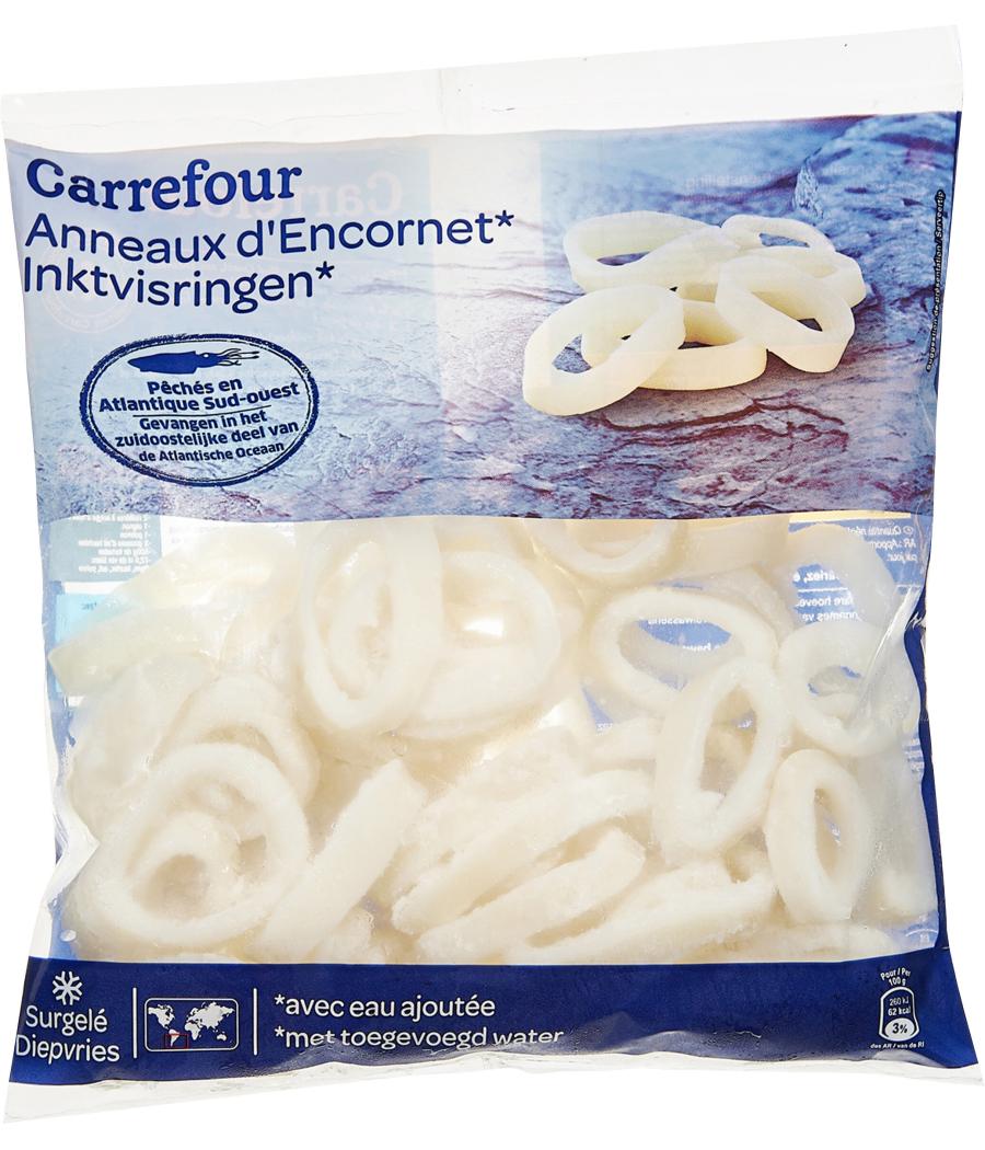 ANNEAUX D'ENCORNET CARREFOUR 500G