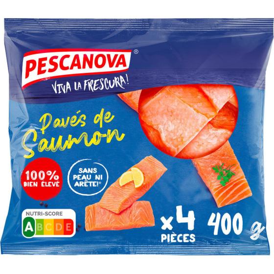 PAVES DE SAUMON PESCANOVA 4x100G