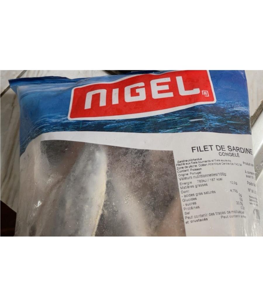 POISSON NIGEL FILET DE SARDINE 800G