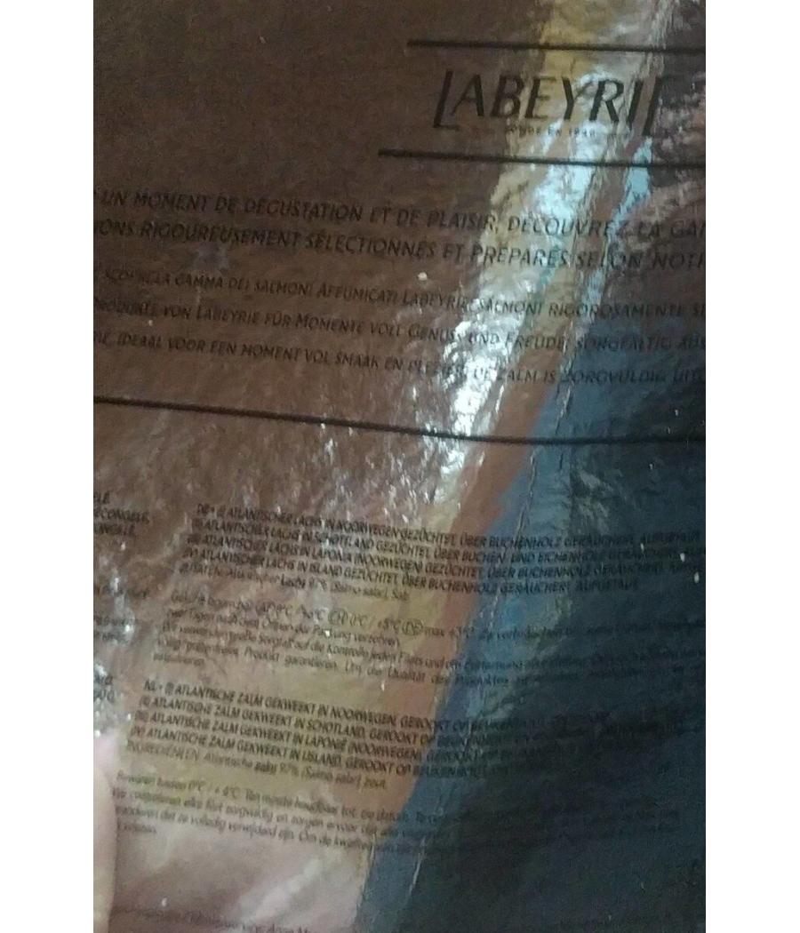 SAUMON FUME D'ISLANDE