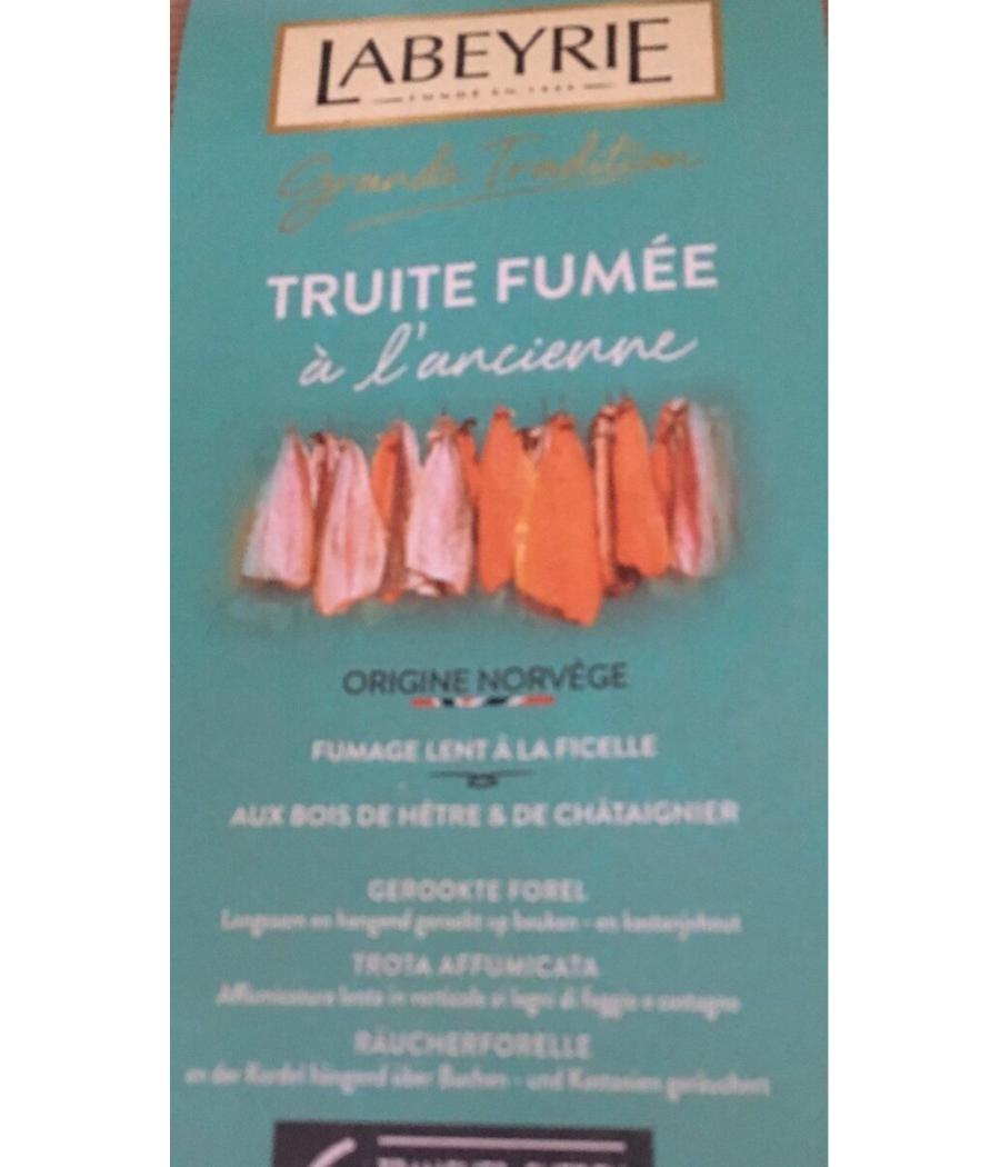 TRUITE FUMEE A L ANCIENNE