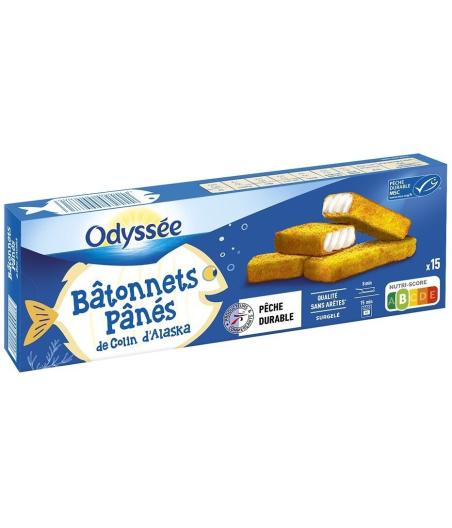 BATONNETS DE COLIN D'ALASKA MSC 15*30G - P'TITS PRODS 450G