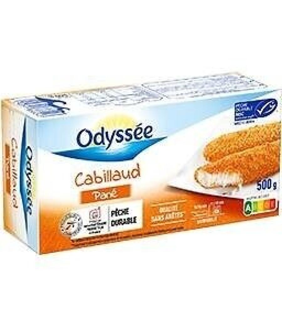 FILETS DE CABILLAUD PANE MSC 500G