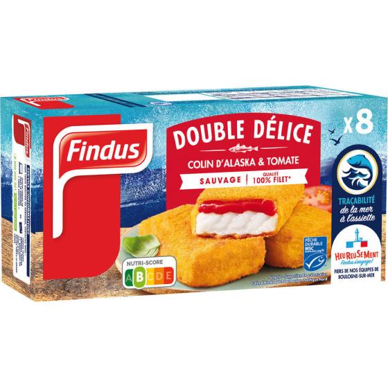 DOUBLE DELICE TOMATES ET COLIN D'ALASKA MSC 600G