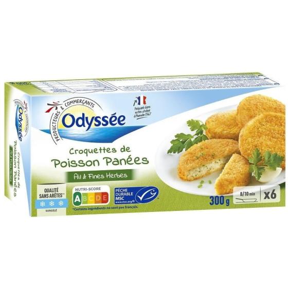 CROQUETTES AIL ET FINES HERBES MSC 300G