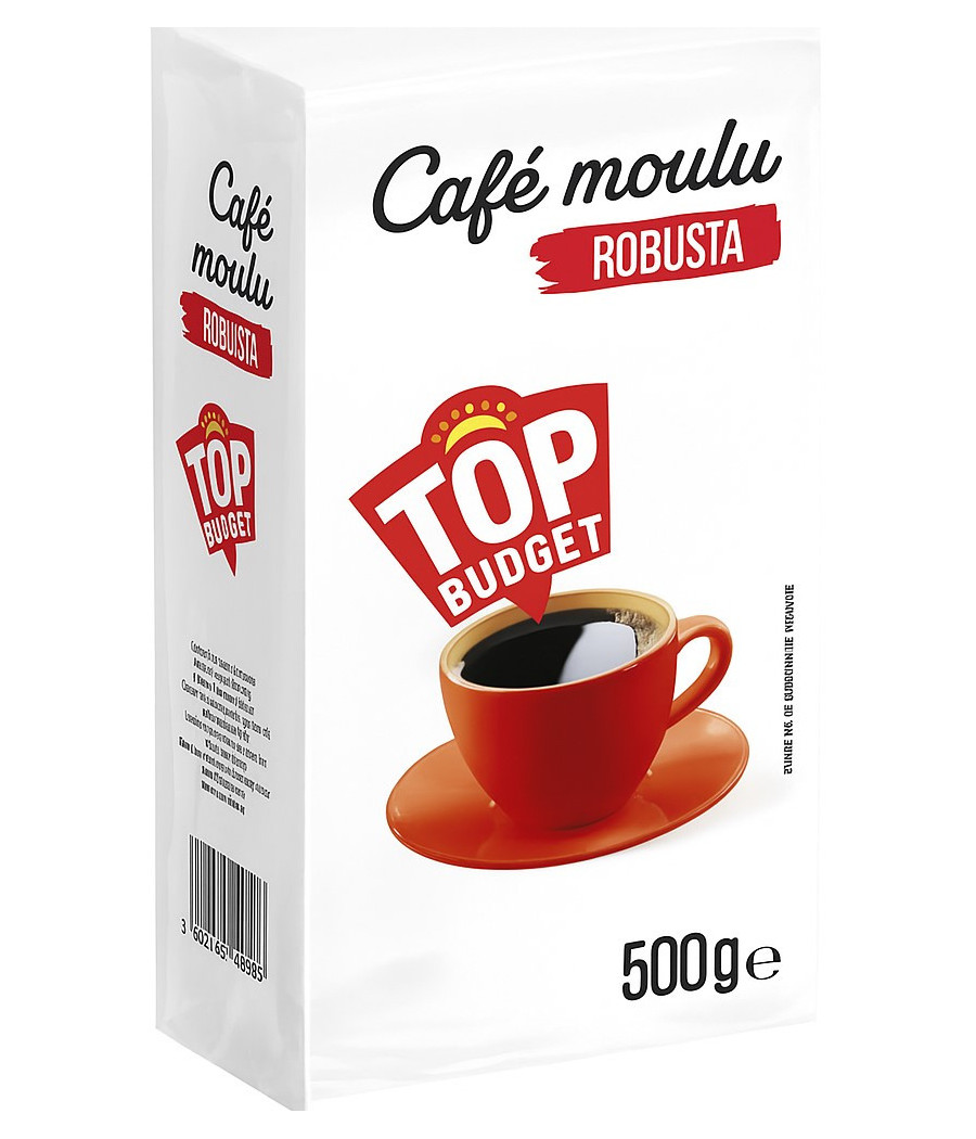 CAFE MOULU ROBUSTA TOP BUGET 500G