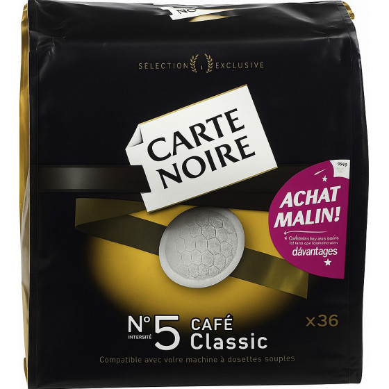 CAFE CLASSIC N°5 CARTE NOIRE 36G