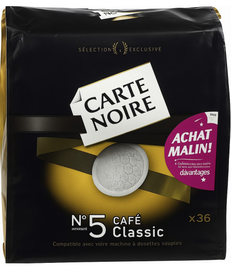 CAFE CLASSIC N°5 CARTE NOIRE 36G