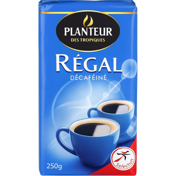 CAFE REGAL DECAFEINE PLANTEUR  DES TROPIQUES 250G