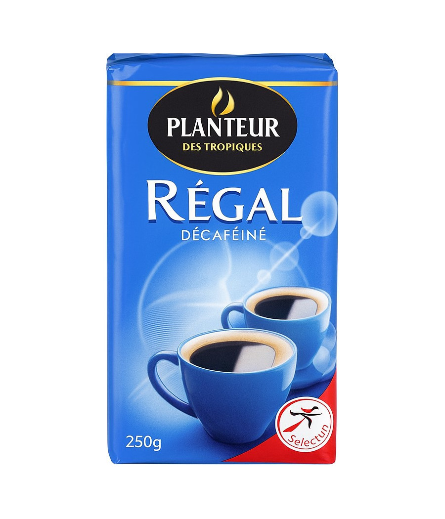 CAFE REGAL DECAFEINE PLANTEUR  DES TROPIQUES 250G