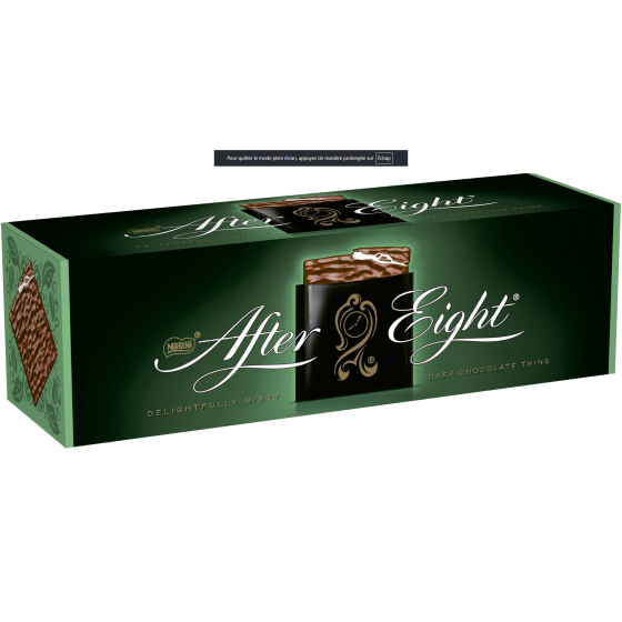 CARRE DE CHOCOLTAT FOURRE A LA MENTHE AFTER EIGHT COFFRET 300G