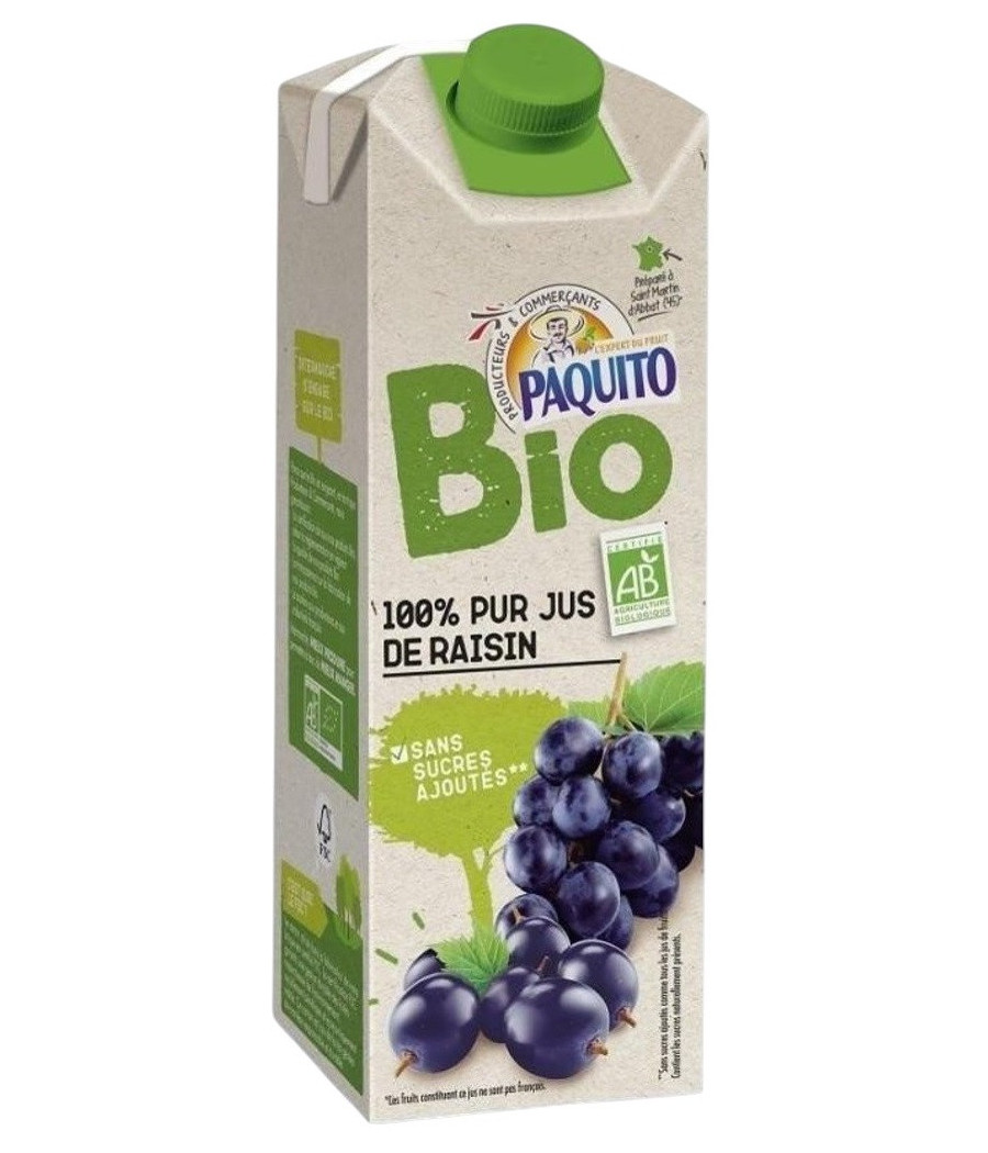 JUS PRUNEAUX BIO PAQUITO BRIQUE 75CL