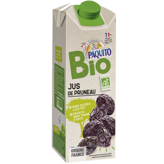 JUS PRUNEAUX BIO PAQUITO BRIQUE 75CL