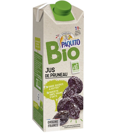 JUS PRUNEAUX BIO PAQUITO BRIQUE 75CL