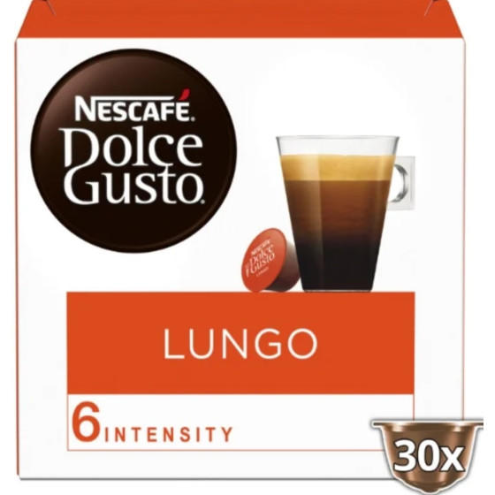CAFE LUNGO X30 CAPSULES DOLSE GUSTO NESCAFE 190G