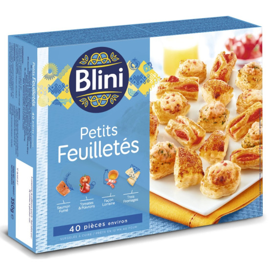 GROSSISTE PETITS FEUILLETÉS  BLINI 40X350 G
