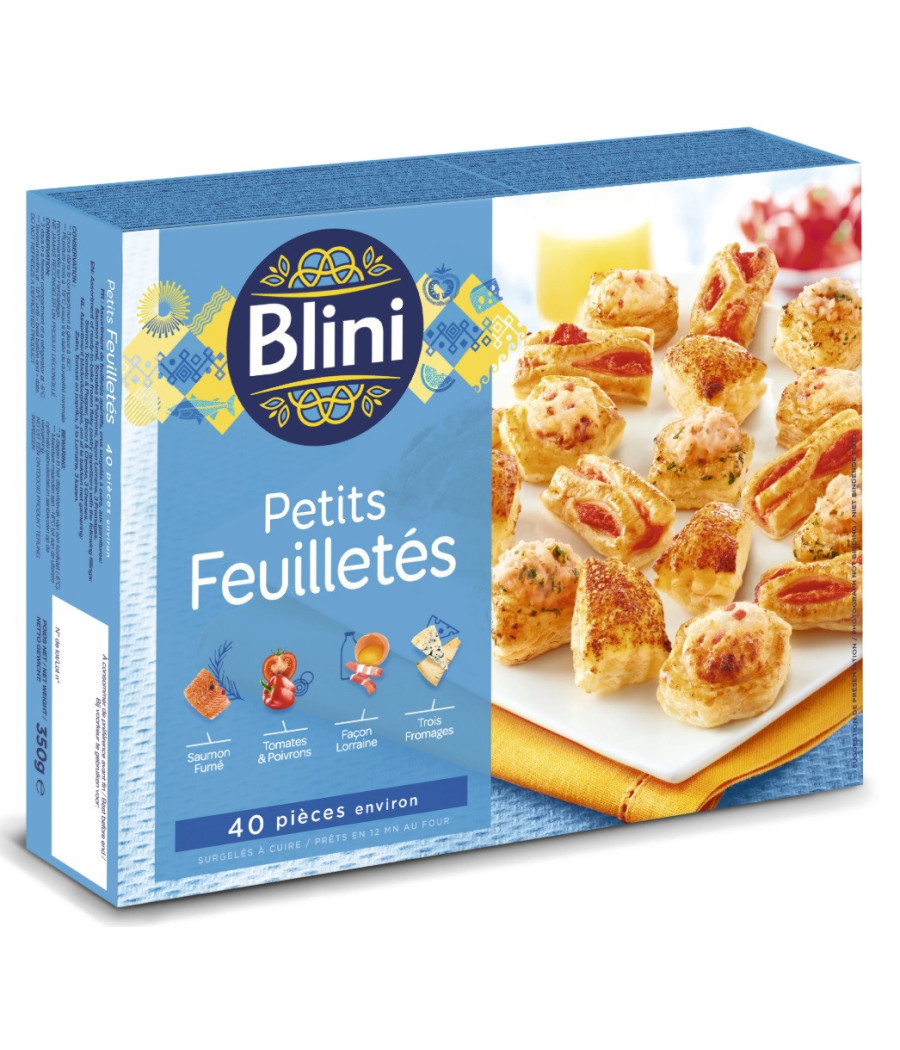 GROSSISTE PETITS FEUILLETÉS  BLINI 40X350 G