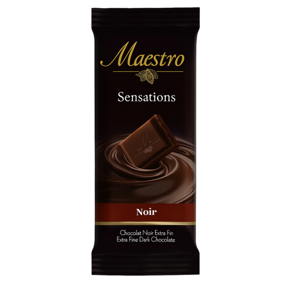 CHOCOLAT EXTRA FIN NOIR SENSATION  90G