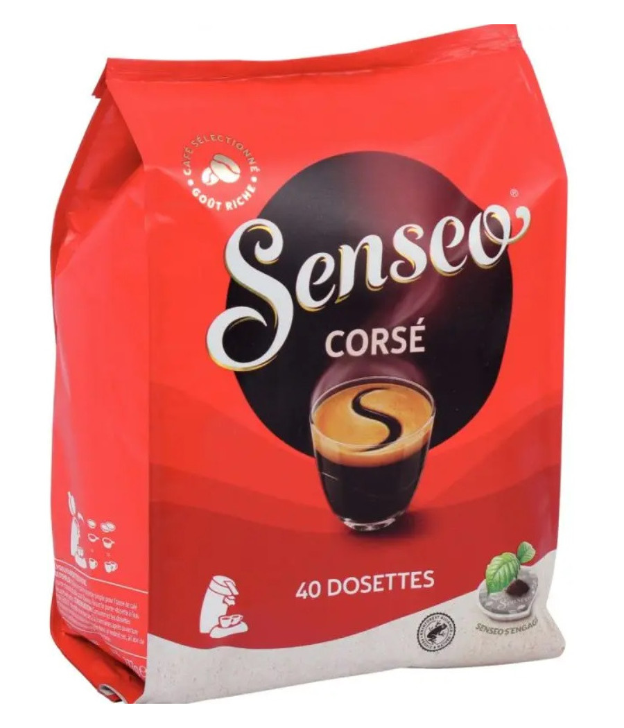 CAFE CORSE 40 DOSETTES SENSEO 277G