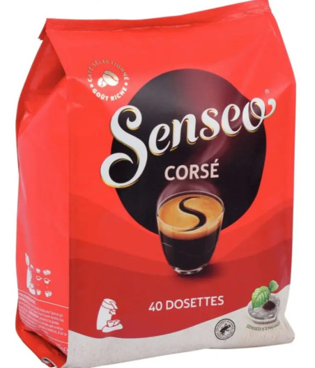CAFE CORSE 40 DOSETTES SENSEO 277G