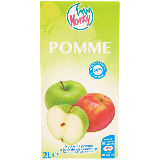 JUS NECTAR DE POMME NORKY 2L