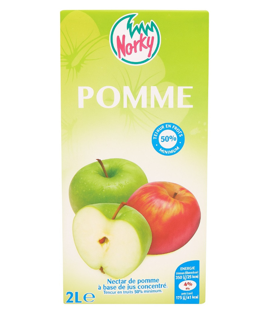 JUS NECTAR POMME NORKY 2L
