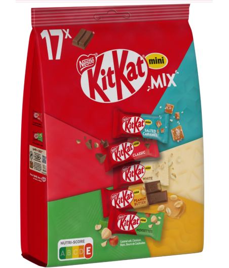 MIX MINI BARRE CHOCOLATEE KITKAT 240,9G
